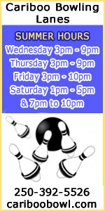 Looking for something to do in Williams Lake this weekend? Cariboo Bowl is fun family entertainment. Looking for something to do in Williams Lake this weekend? Cariboo Bowl is fun family entertainment.